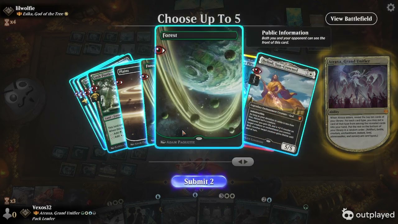 MTG Arena - Brawl ( Atraxa, Grand Unifier )