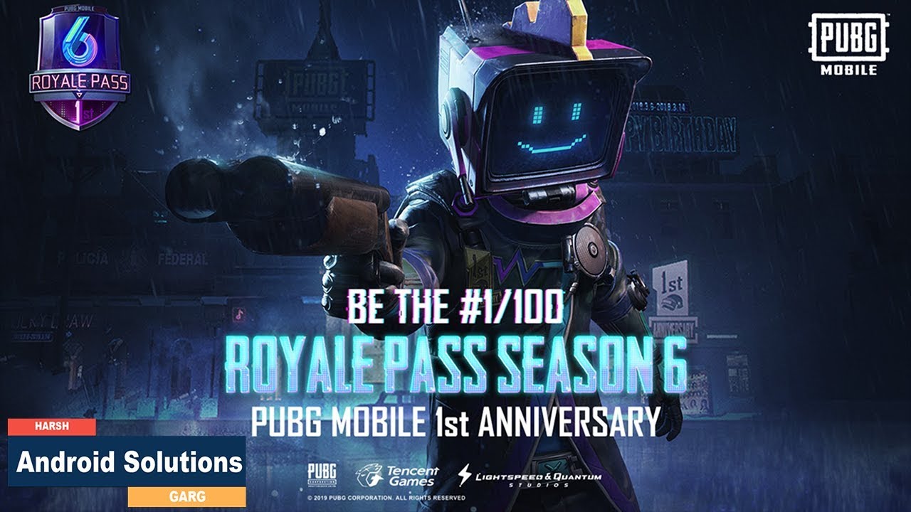 Season 6 Royal Pass Rewards | PUBG Mobile - 