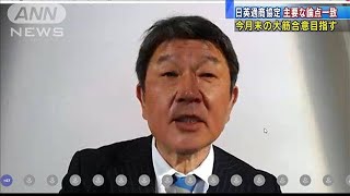 日英通商交渉　今月末の大筋合意目指す(20/08/08)