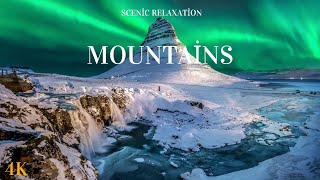 4K Mountain Vistas | Panoramic Scenic Mountains Beautiful Aerial Vistas |