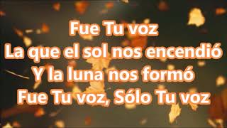 Video thumbnail of "Fue Tu Voz - Luis Campos"