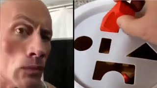 The Rock Raises His Eyebrows (The Rock Sus) Meme Compilation (2021