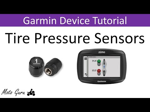 Garmin Motorcycle Tire Pressure Monitor Sensors Installation