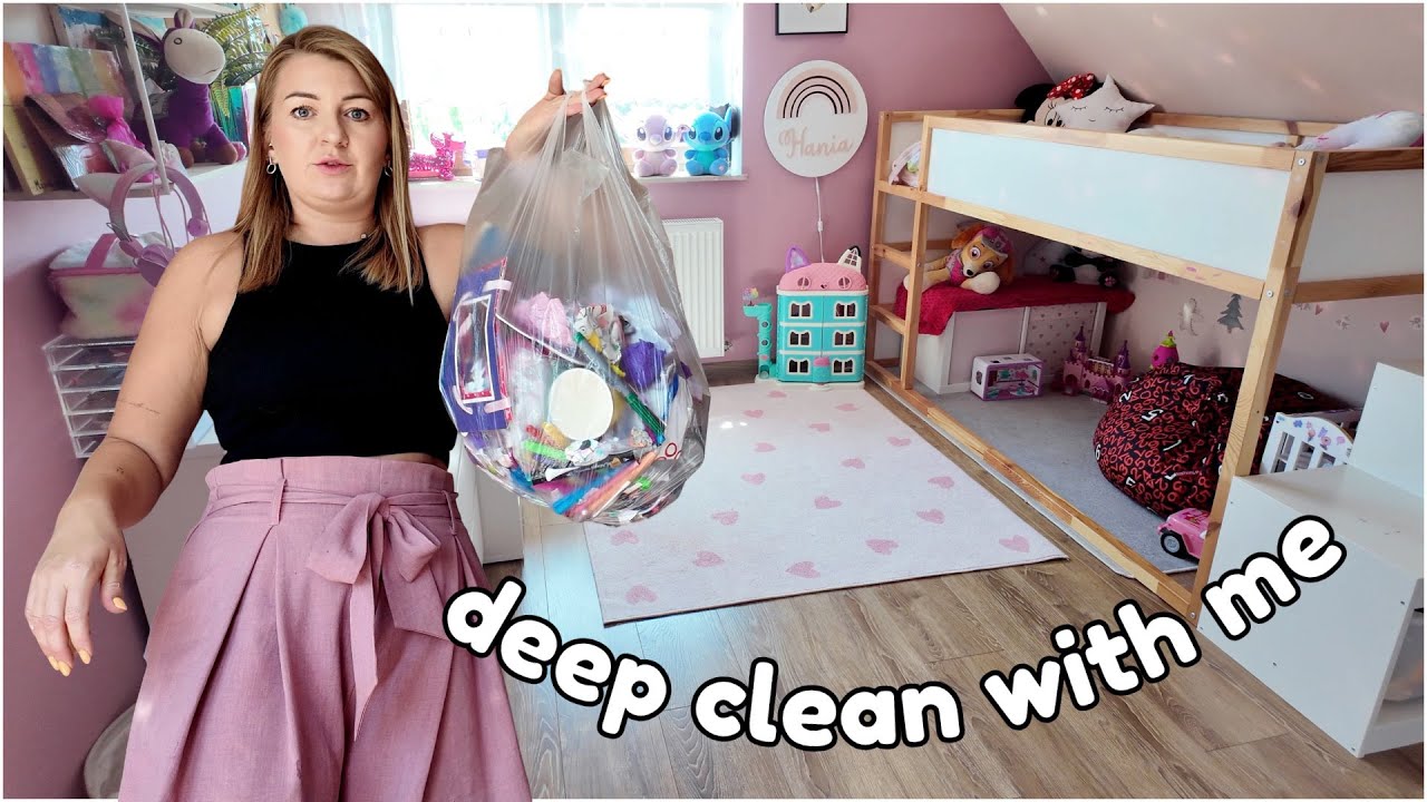 DEEP CLEAN WITH ME 🫧 Gdy nie ma dzieci w domu, to WRZUCAMY RZECZY! 🫧 Motywacja do SPRZĄTANIA