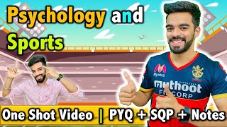 Psychology and Sports | CH-9 | One Shot | FREE Notes | Physical Education Class 12th