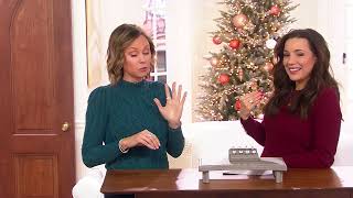 Diamonique 35th Anniversary Double Halo Ring Sterling on QVC