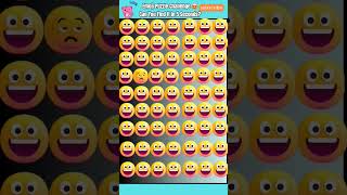 Emoji Puzzle Challenge 😍 | Can You Find It in 5 Seconds? #EmojiGame #SpotTheDifference #shorts