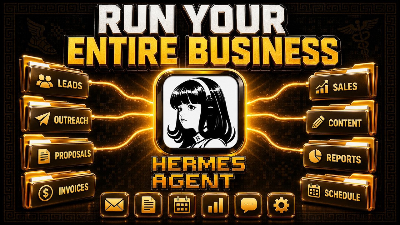 How to Run Your Entire Business With Hermes Agent (No Coding Required)