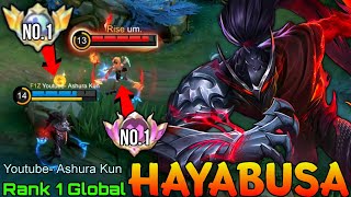 Global No.1 Hayabusa VS Supreme No,1 Joy - Top 1 Global Hayabusa by Youtube- Ashura Kun - MLBB