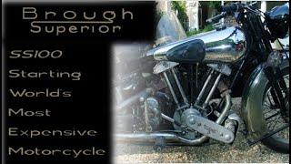 Brough Superior SS100 starting the beast!