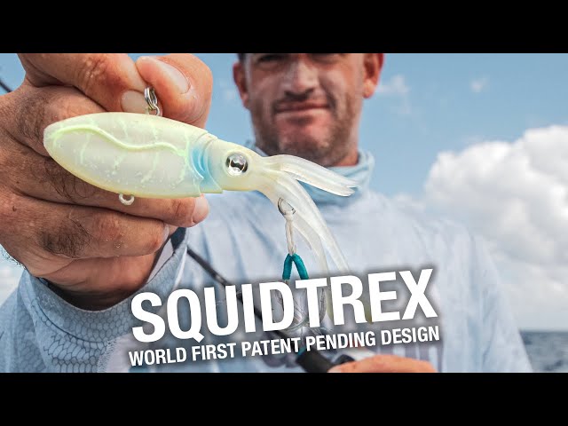 WORLD FIRST - Totally Unique Lure Design. How to Fish the pat. pending  Nomad Squidtrex Squid Vibe 