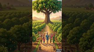 everyone stole mangoes from the farmer’s tree but one smart idea changed the whole village🥭🌱❤️#viral
