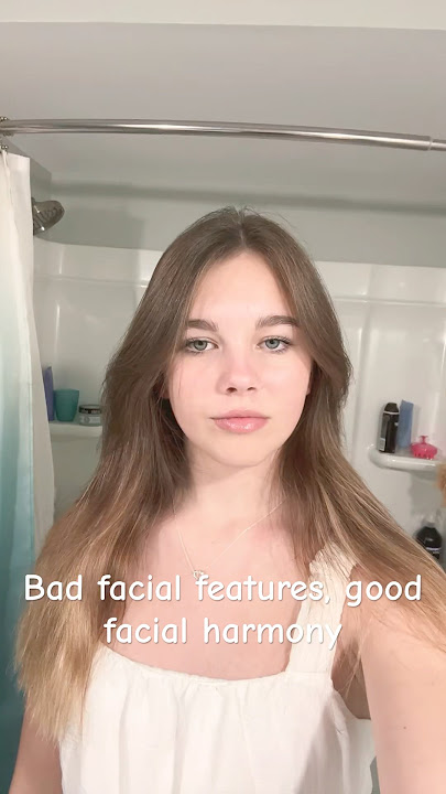Bad facial features, good facial harmony