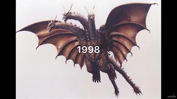 Evolution of King Ghidorah with (2) roars