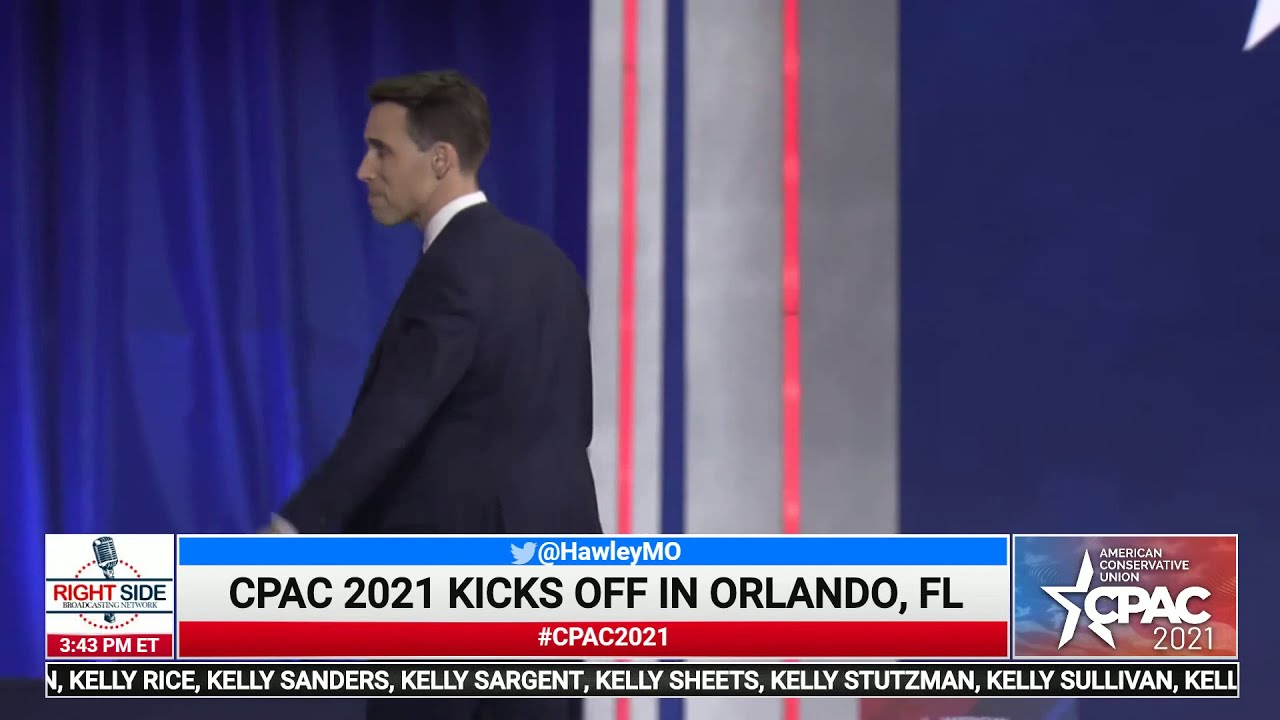 Sen. Josh Hawley (R-MO) Full Speech at CPAC 2021