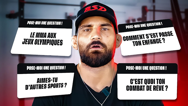 UFC PARIS 3 Benoît Saint Denis répond à vos questions