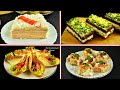 4 Шикарных Закуски на Праздничный Стол из ПРОСТЫХ продуктов! Вкусные рецепты на Новый год 2024