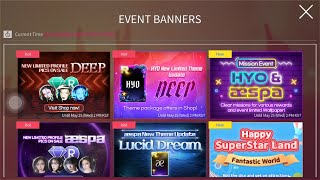 SuperStar SMTOWN • HYO Deep • æspa Lucid Dream • Fantastic World Happy Land Event Mission Update