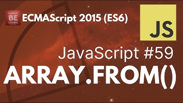 Array.from() function in JavaScript - #59 #ArrayFrom #JavaScript #ArrayMethods