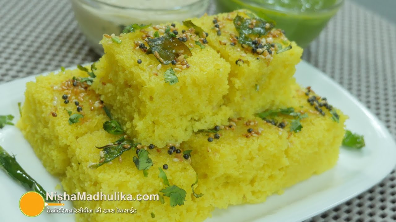 Rava dhokla recipe - Instant Sooji Dhokla Recipe | Nisha Madhulika