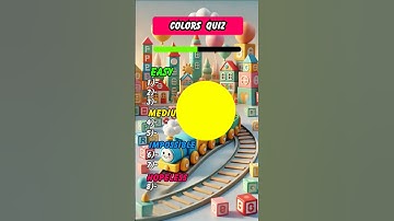Only a Genius can guess all these Colors!🖍️ #shorts #quiz #trivia #colorchallenge #colors #eyetest