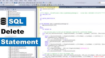 SQL DELETE STATEMENT | SQL TUTORIAL | BEGINNER SQL TUTORIAL | SQL DELETE TUTORIAL
