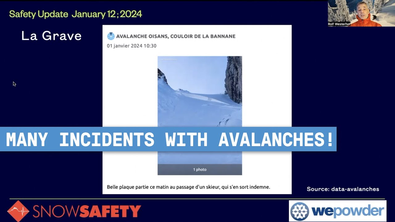 Avalance Safety Update - Return of Old Snow Problem