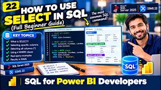 Full How to Use SELECT in SQL (Simple Example) ☑️ Video 22/30 #sqlserver #ssms #powerbi #SqlForPowerbi Update