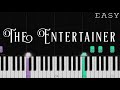 The entertainer  scott joplin  easy piano tutorial
