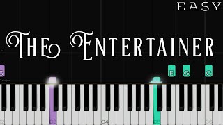The Entertainer - Scott Joplin | EASY Piano Tutorial
