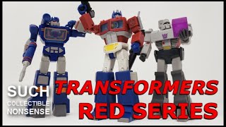 Transformers RED Series - SUCH COLLECTIBLE NONSENSE - Soundwave, Optimus Prime, Megatron