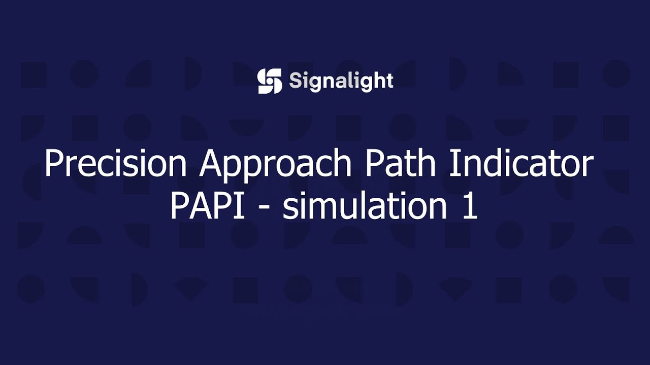 Precision Approach Path Indicator PAPI Simulation 1 YouTube Precision Approach Path Indicator PAPI Simulation 1 YouTube