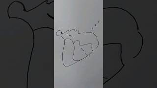 How To Draw a Couple Sleeping