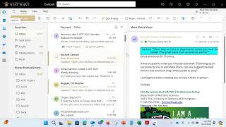 How to navigate the content for MA103 canvas and Outlook