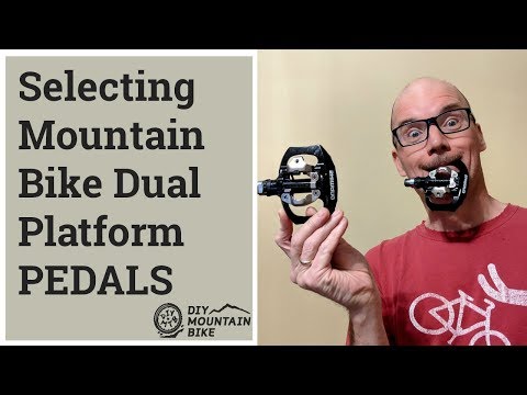 winkelwagen engineering wanhoop Mountain Bike Dual Platform Pedals - YouTube
