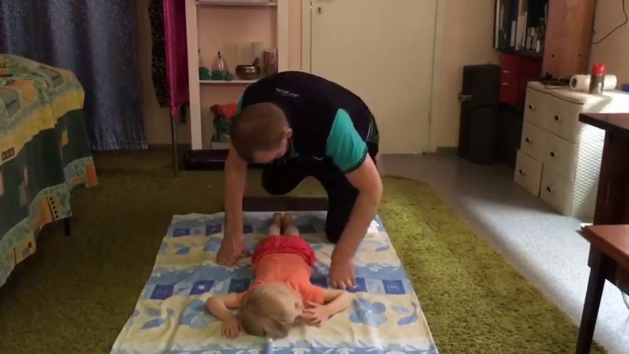 Оздоровительный массаж Юмейхо детям. Диана 4 года - YouTube