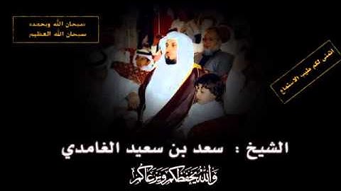 سورة النبأ .بصوت الشيخ سعد الغامدي