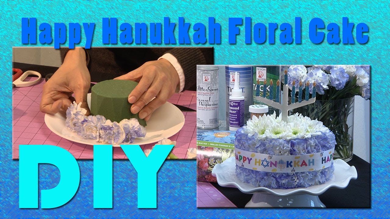 All-Star Designers Holiday Series - Hanukkah Floral Cake