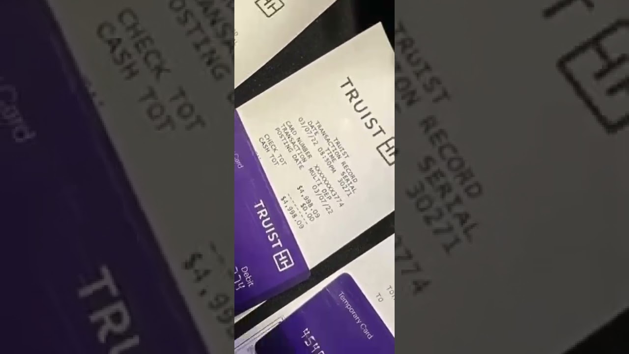 truist bank deposit method July 2022