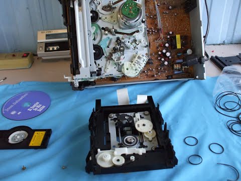 How to fix a GO-VIDEO DVD combo model DVR4100 that won't open the tray: