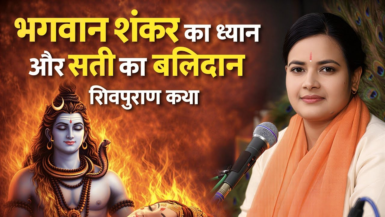 भगवान शंकर का ध्यान और सती का बलिदान | शिवपुराण कथा | Devi Richa Mishra Ji