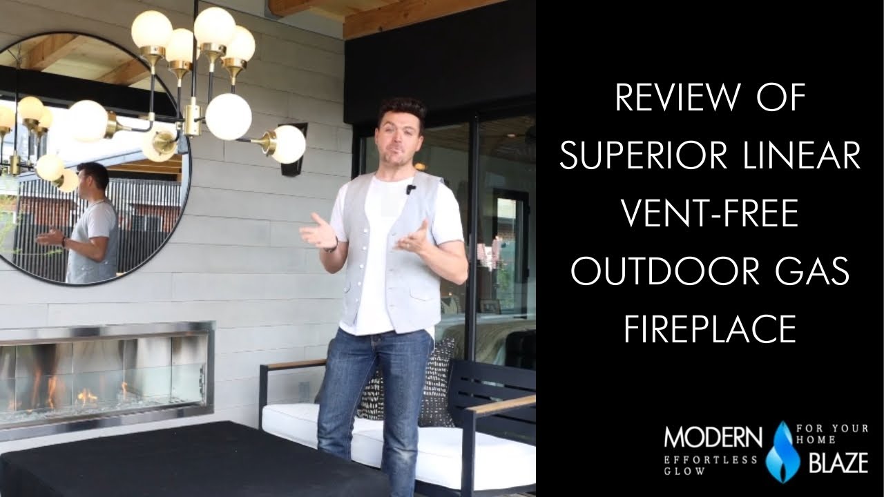 Review of Superior Linear Vent-Free Outdoor Gas Fireplace