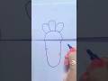 Carrot rabbit  shorts youtubeshorts trending arts painting drawing rimsha