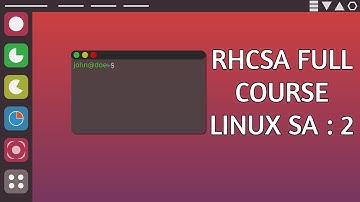 RHCSA FULL COURSE REDHAT LINUX ENTERPRISE | Redhat Linux Enterprise SA - 2 Commands Interface