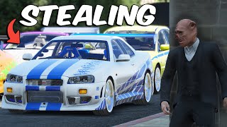 Stealing Fast and Furious Cars sa Mansion in GTA 5..