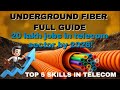 How Does Underground Fiber Network Work? | OSP Design Explained in Telugu