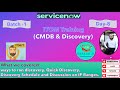 ITOM Training -CMDB & Discovery | Batch 1 | Day 8 | Discovery, Quick Discovery, Discovery Schedule
