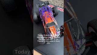 Traxxas E-Revo VXL 1/16 - 7033X pivot ball upgrade and adjustment #rccar #tuning #maintenance