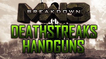 Modern Warfare 3: MW3 Deathstreaks & Handguns Breakdown - MW2 Nuke Gamplay | Chaos