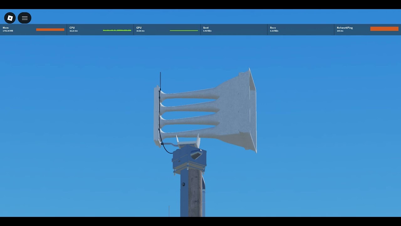 Roblox Harwood Heights IL siren testing Whelen WPS4004 siren test
